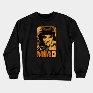 Mia W. Vintage Ticket Crewneck Sweatshirt